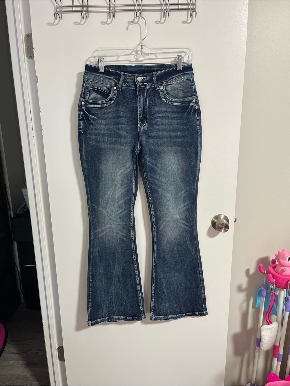 Amazon Women's Dark Blue Boot Cut Jeans